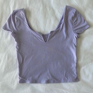 lilac croptop